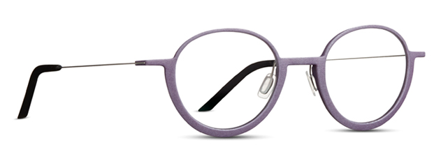 Lavender - Silver Brushed Temple