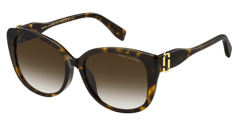 Marc Jacobs MARC 791/F/S cateye sunglasses in Havana/Brown Shaded