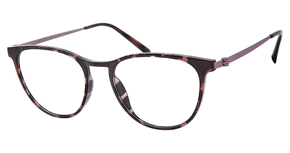 Modo 7019 round eyeglasses in Pink Tort
