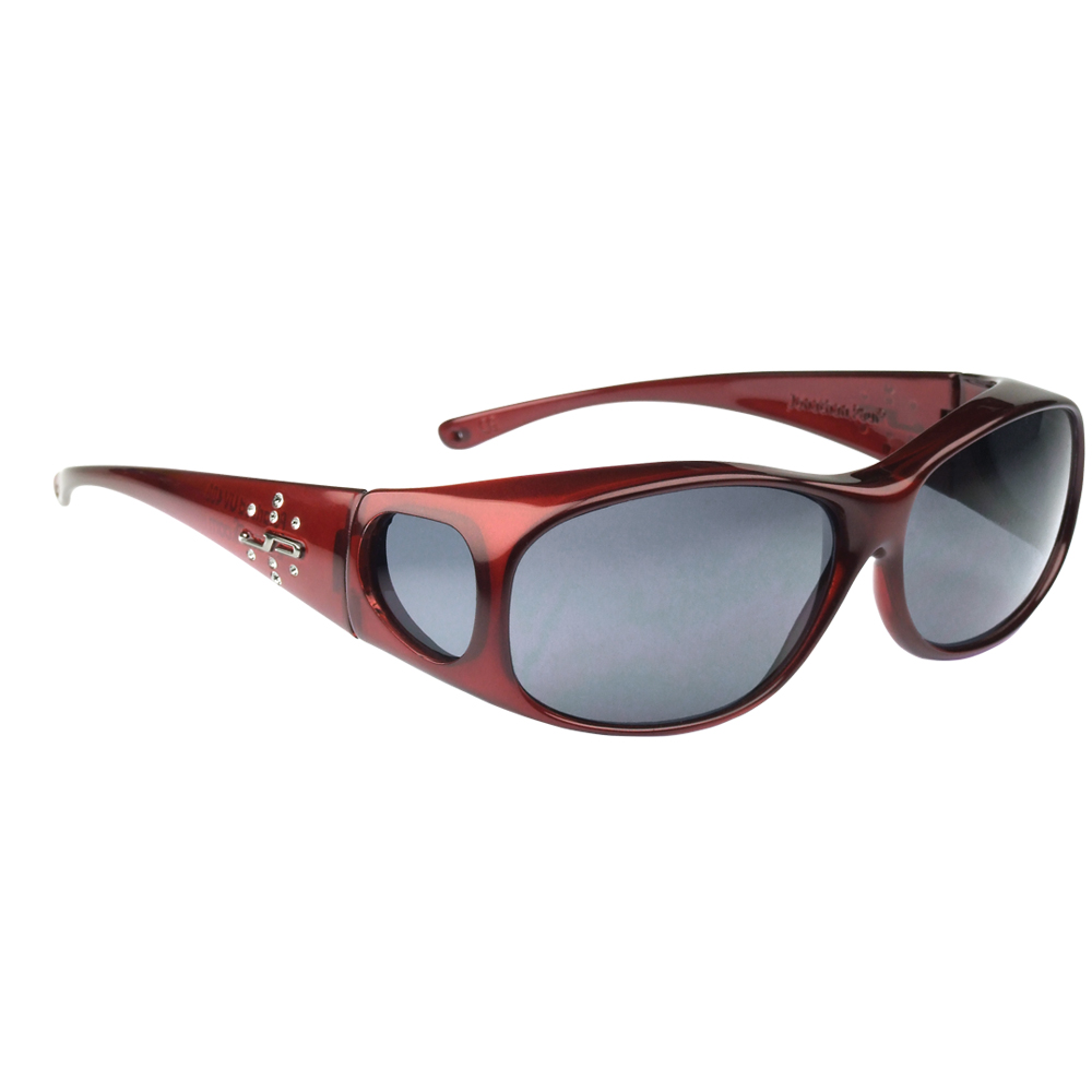 Claret With Swarovski® Crystals / Grey Lens