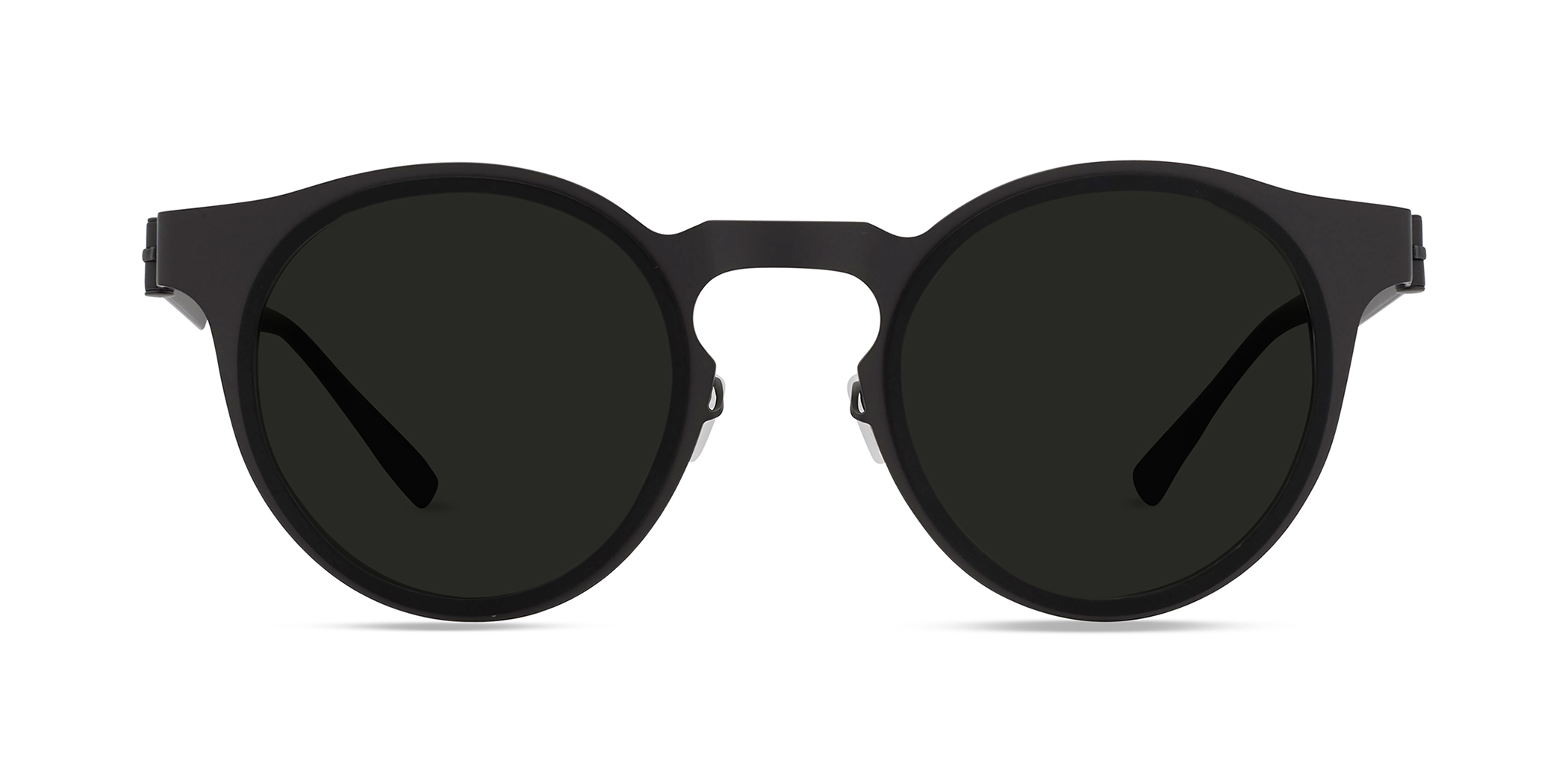 Modo 686 round sunglasses in Black/Gunmetal