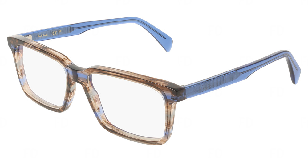 STRIPED BROWN/BLUE