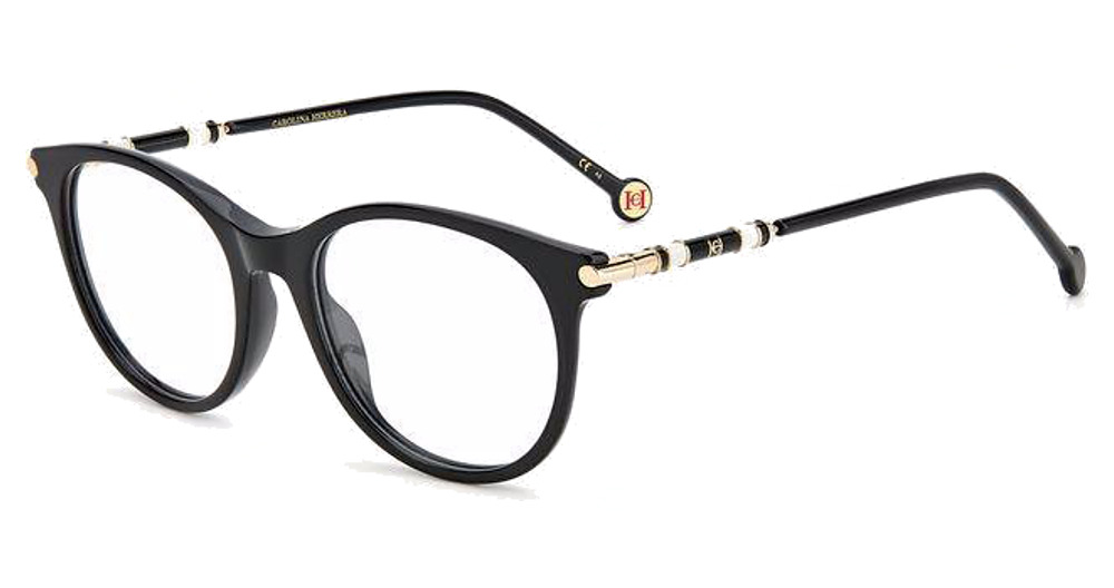 Carolina Herrera CH 0026 rectangle eyeglasses in Black