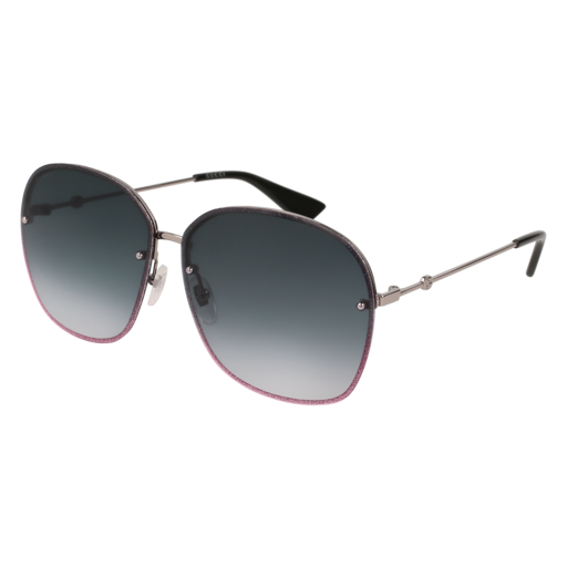 Gucci GG0228S aviator sunglasses in Ruthenium