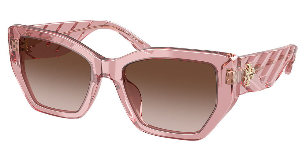TRANSPARENT LIGHT PINK / BROWN GRADIENT