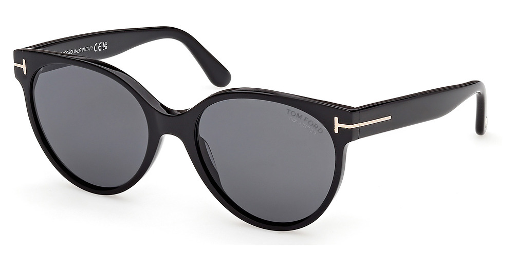 shiny black / smoke polarized