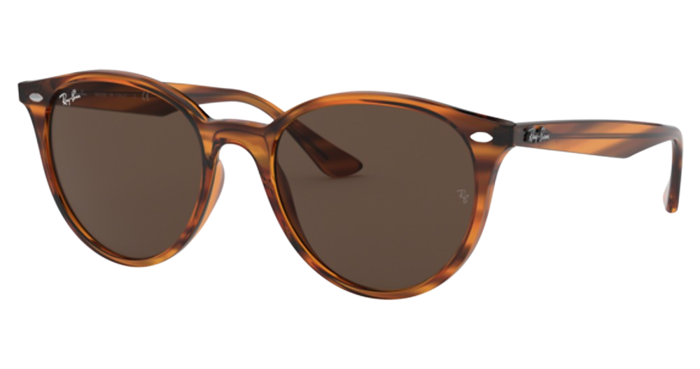 STRIPED RED HAVANA / DARK BROWN