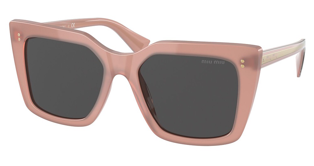 Miu Miu MU 02WS cateye sunglasses in Pink Opal/Dark Brown