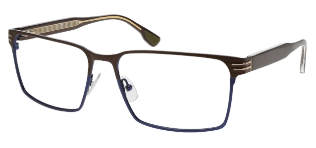 BROWN/BLUE