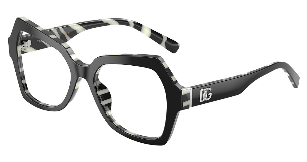 BLACK ON ZEBRA