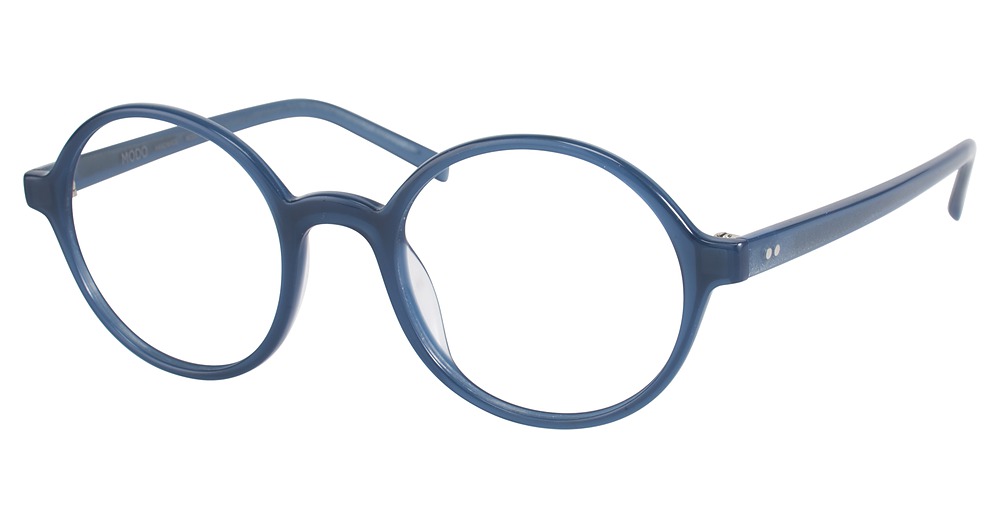 Modo 6608 round eyeglasses in Soft Blue