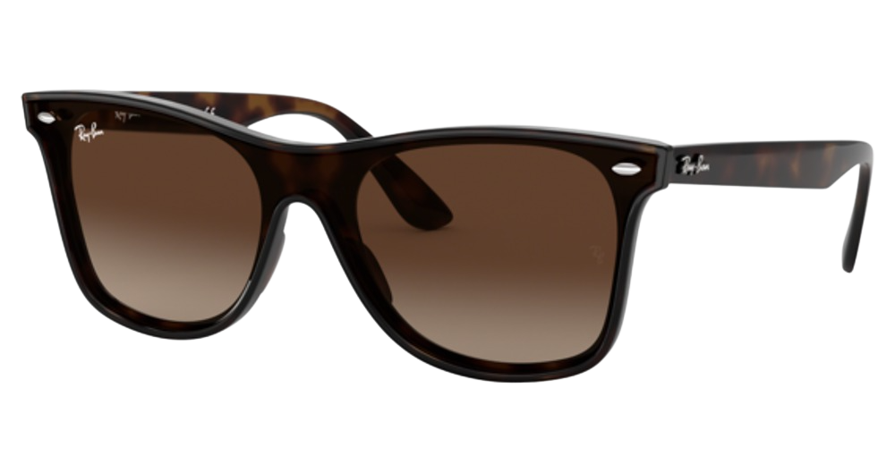 Ray-Ban RB4440N BLAZE WAYFARER square sunglasses in Light Havana/Brown Gradient Dark Brown