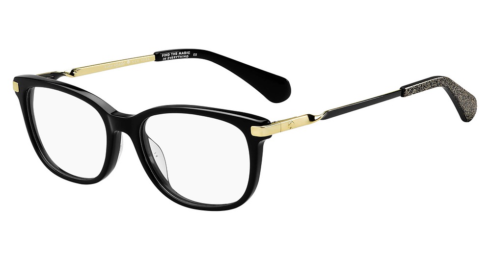 Kate Spade Jailene rectangle eyeglasses in Black