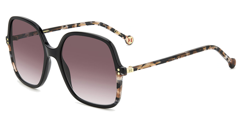 Carolina Herrera HER 0244/S square sunglasses in Blkhavan/Pink Doubleshade