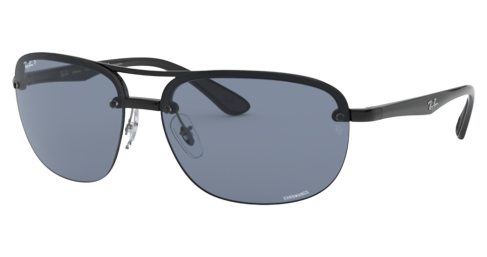 Ray-Ban RB4275CH aviator sunglasses in Black/Blue