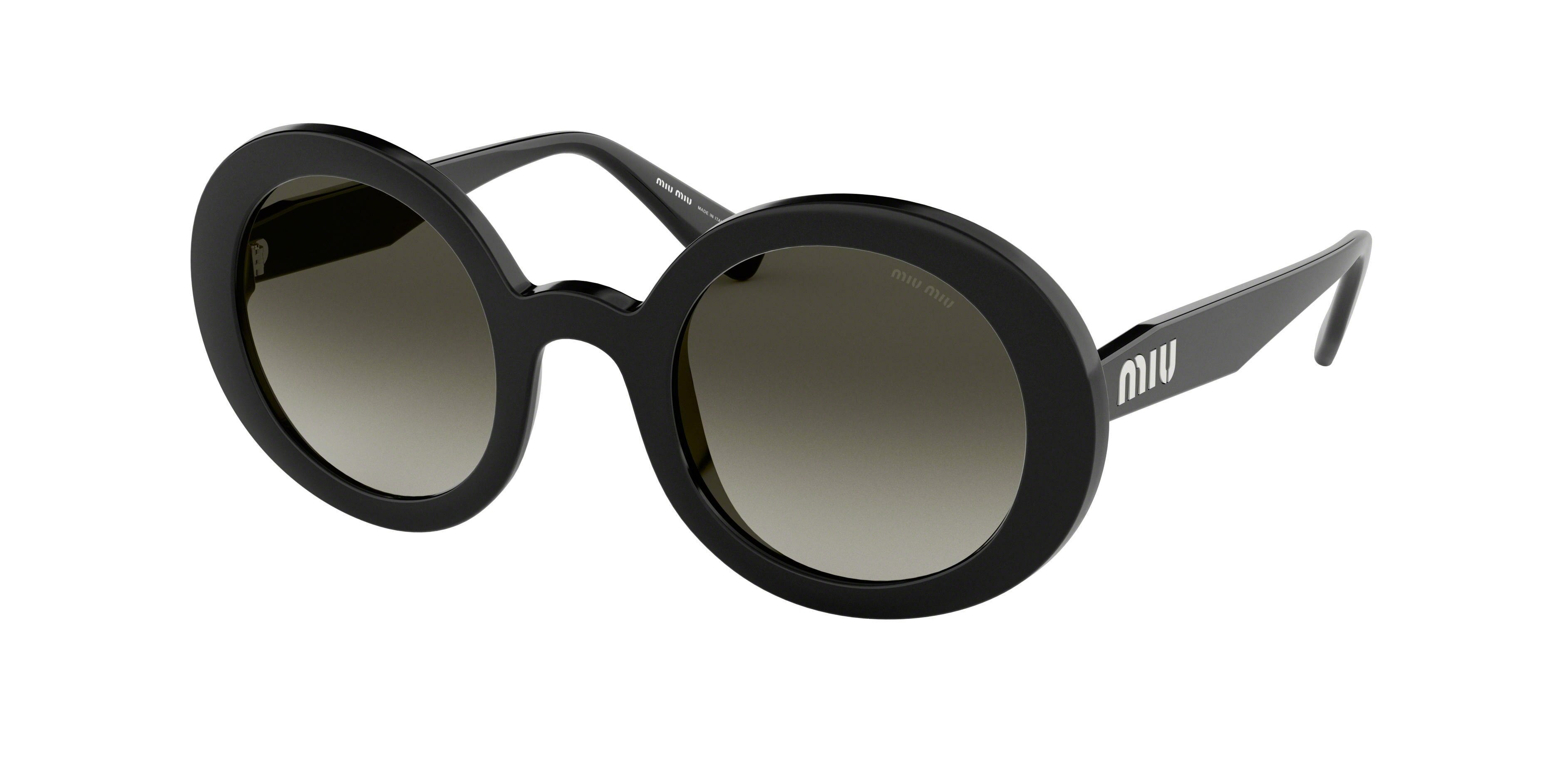 Miu Miu MU 06US round sunglasses in Black
