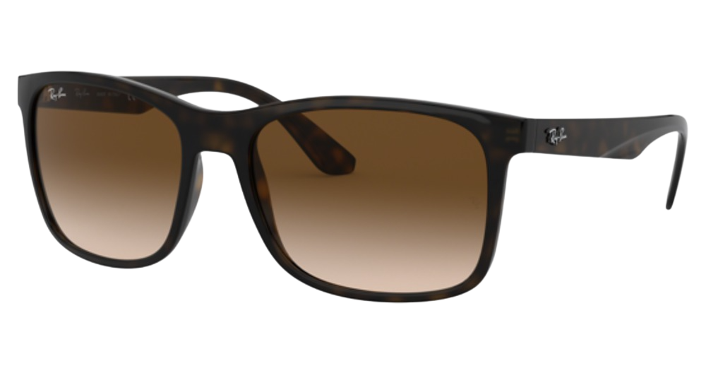 Ray-Ban RB4232 round sunglasses in Light Havana/Brown Gradient Dark Brown