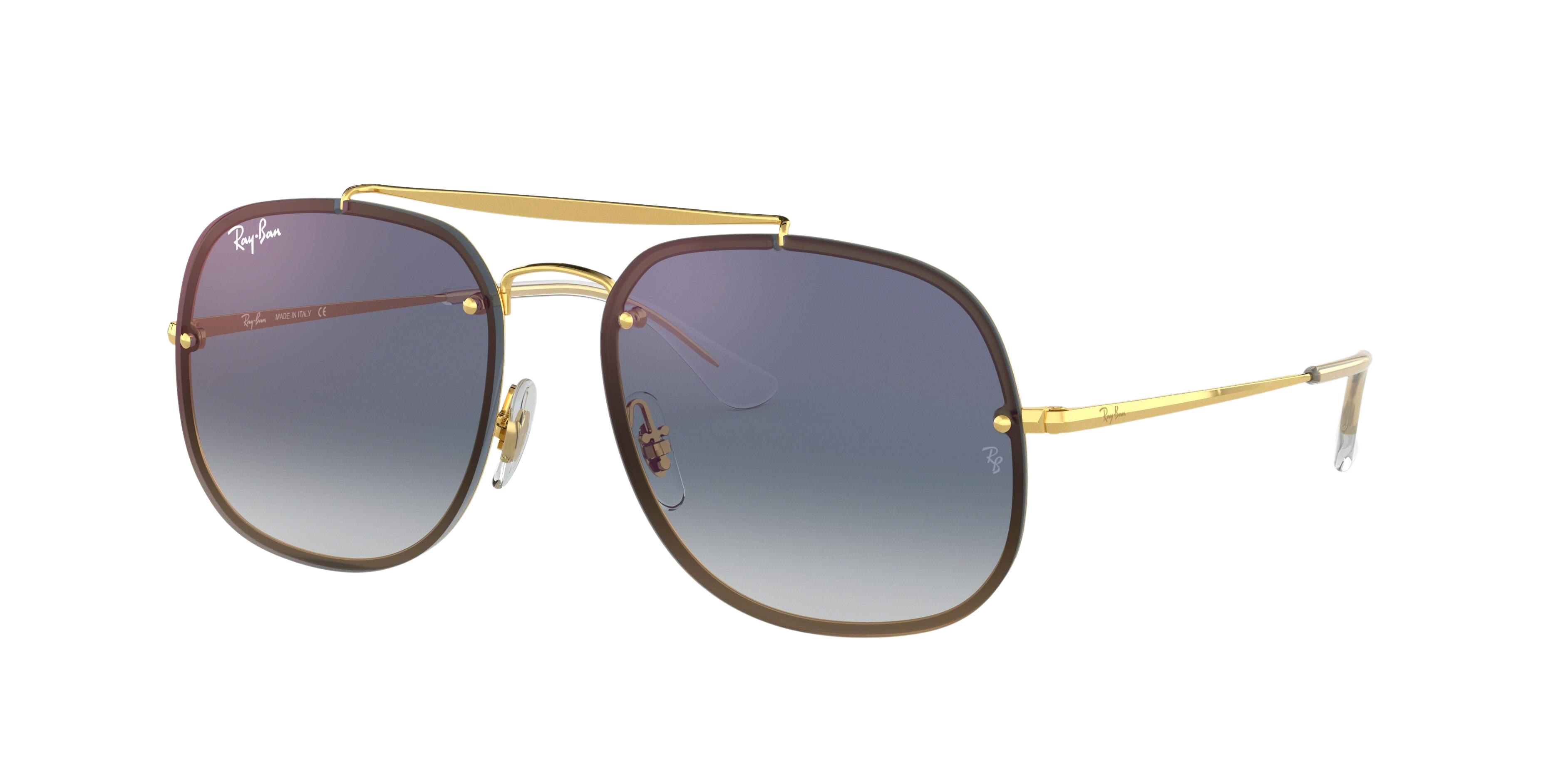 Ray-Ban RB3583N square sunglasses in Gold