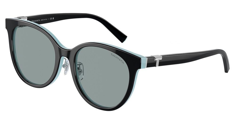 BLACK ON TIFFANY BLUE / DARK GREY