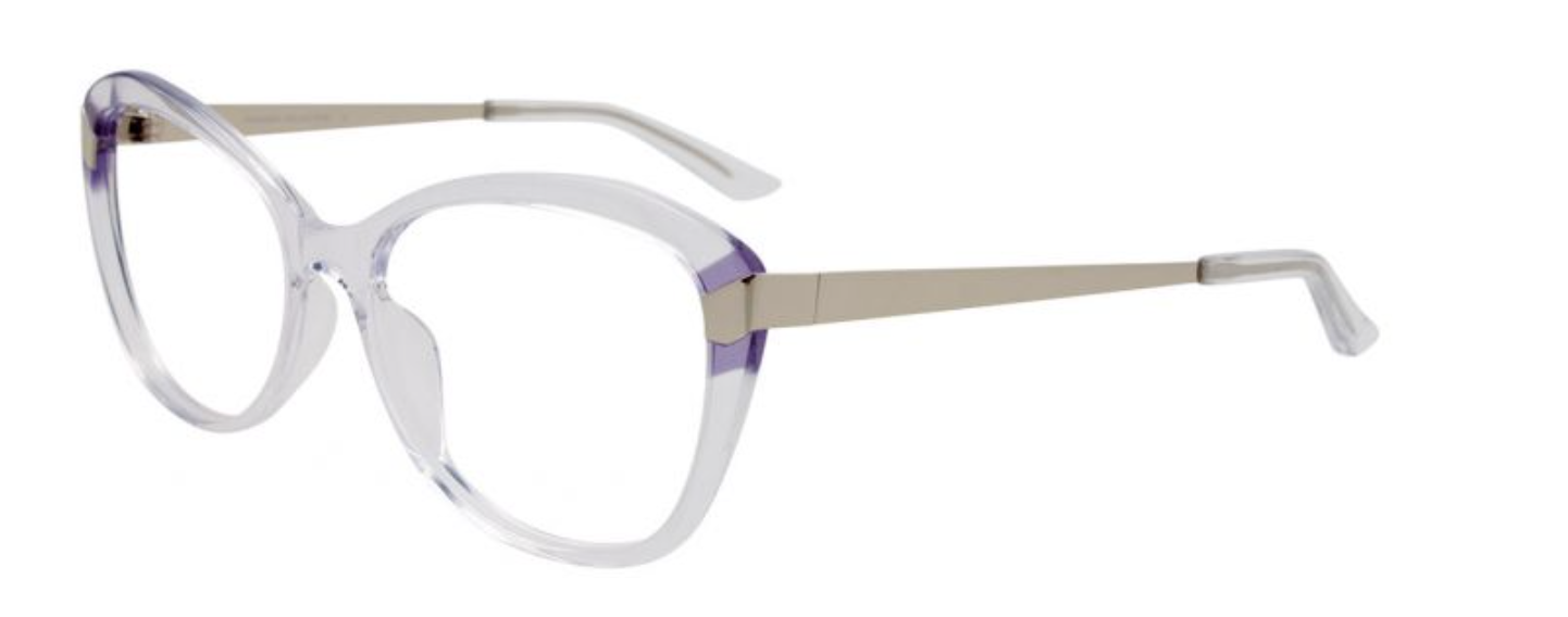 Crystal & Violet Crystal & Silver