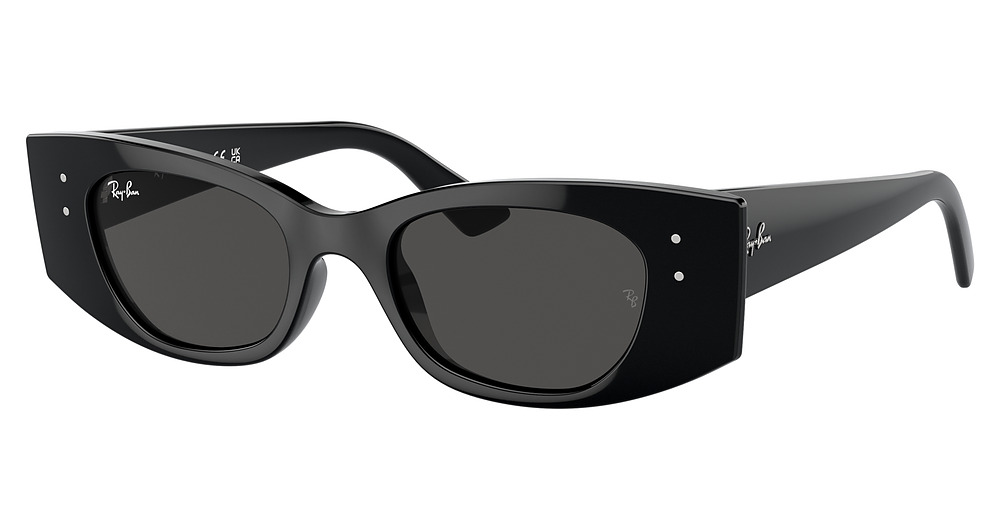 Ray-Ban RB4427 KAT sunglasses in Black/Dark Grey