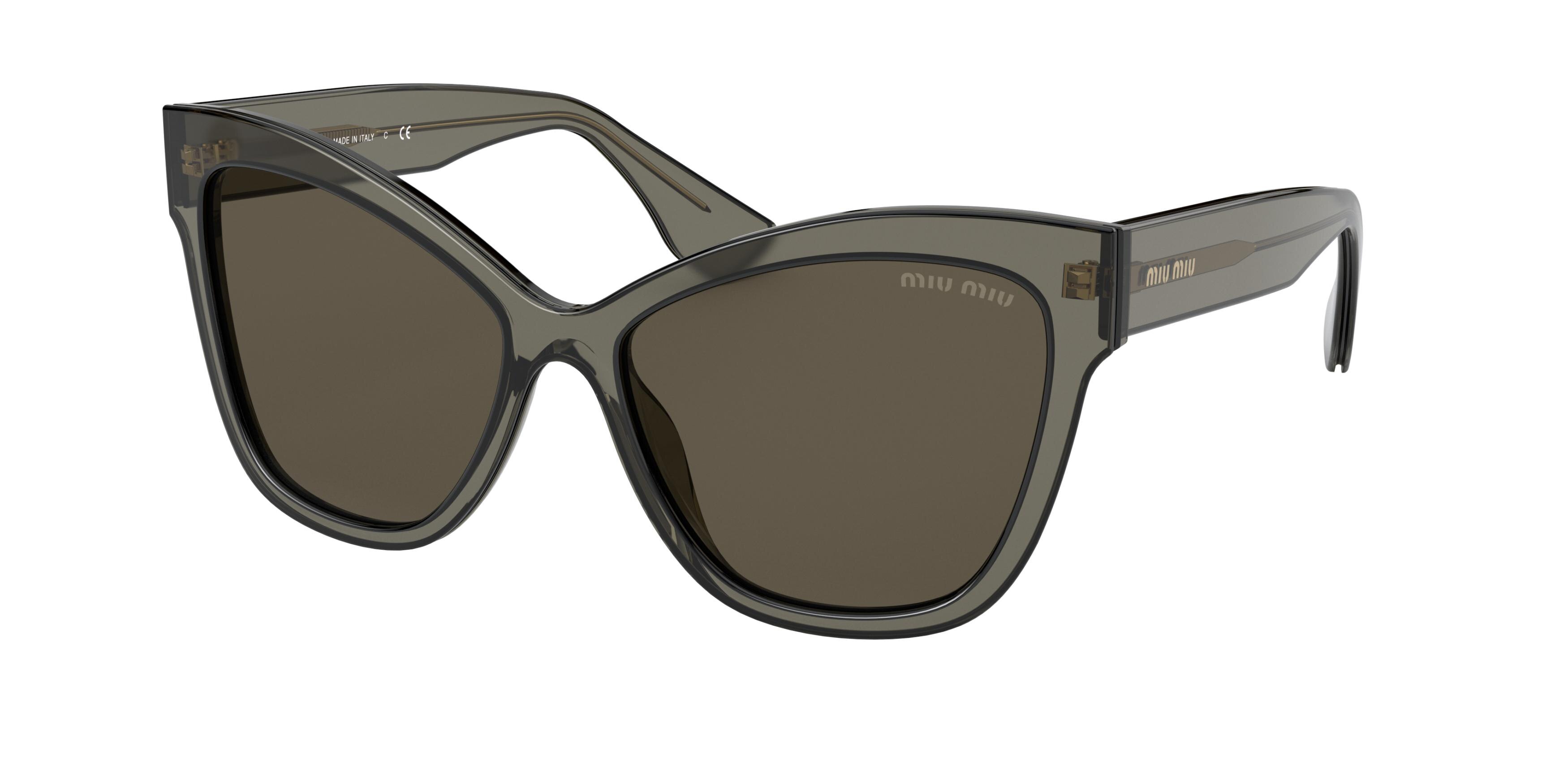 Miu Miu MU 08VSA cateye sunglasses in Black