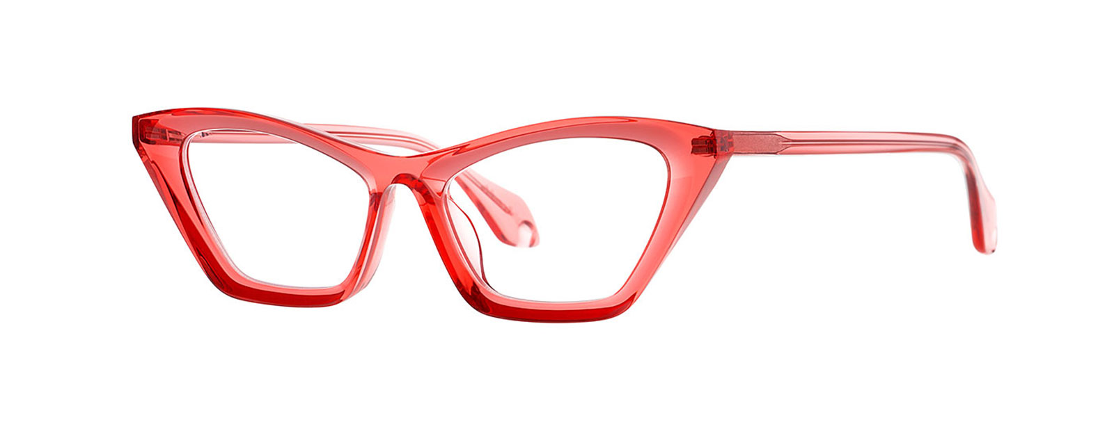 TRANSPARENT GRENADINE RED