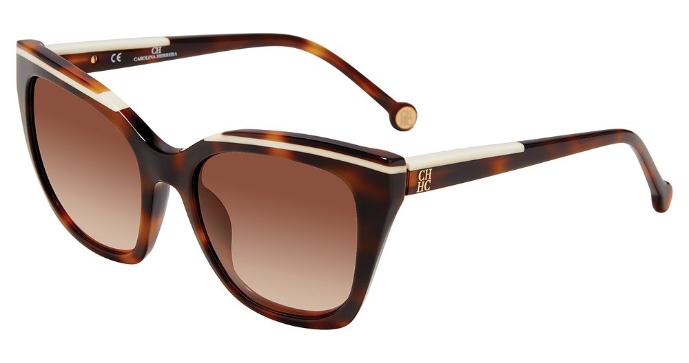 Carolina Herrera SHE832 cateye sunglasses in Tortoise 01 Ay