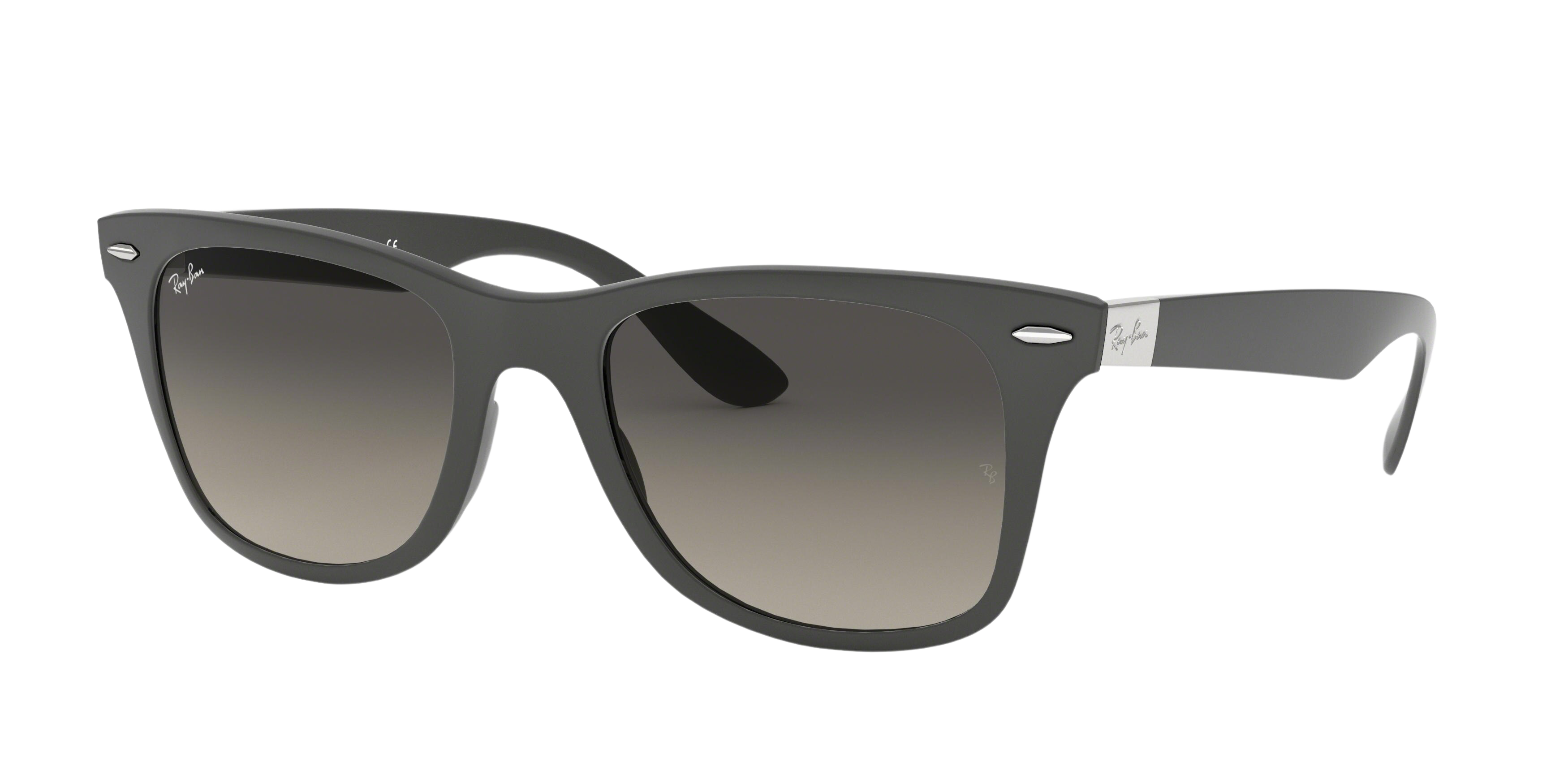 Ray-Ban RB4195 square sunglasses in Matte Grey