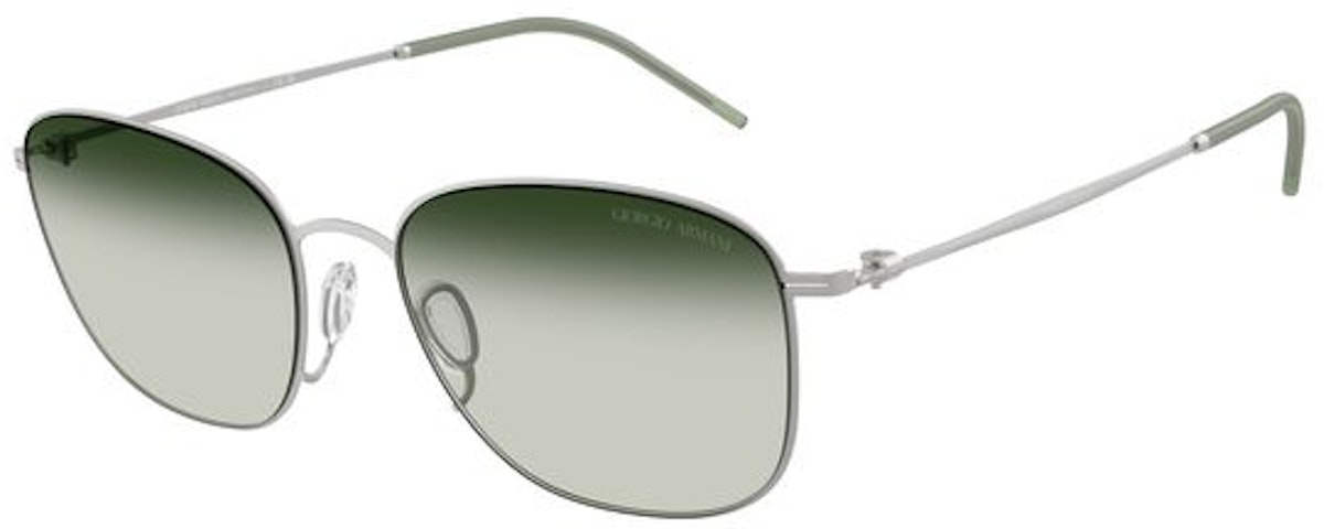 MATTE SILVER / GREY GRADIENT GREEN