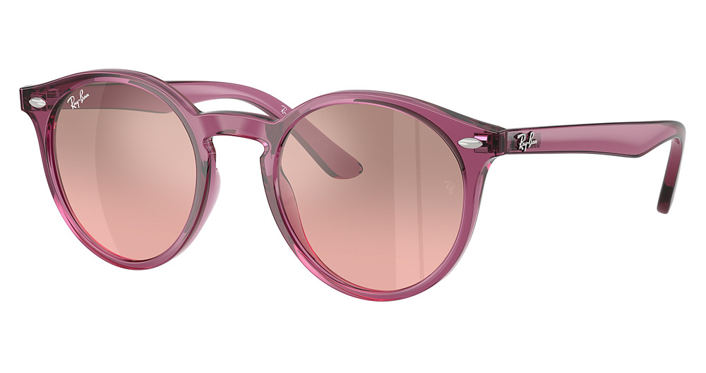 TRANSPARENT VIOLET / PINK MIRROR SILVER GRADIENT