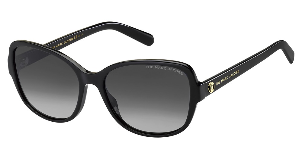Marc Jacobs MARC 528/S cateye sunglasses in Black Gold/Grey Sf Pz