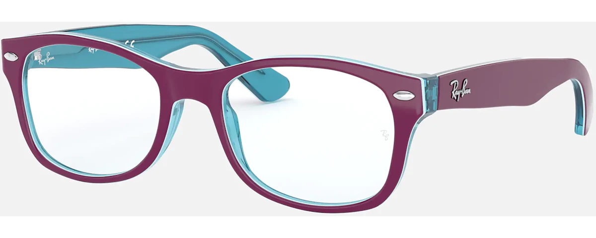 BLUE TRASP ON TOP FUXIA