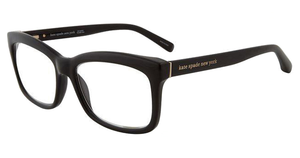 Kate Spade DOLLIE rectangle eyeglasses in Black