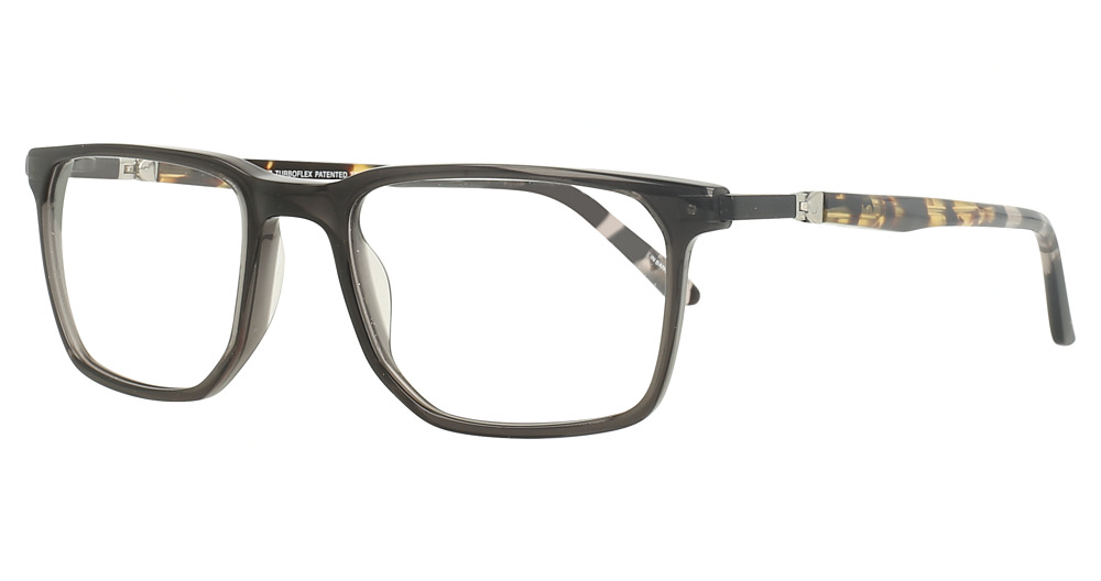 Black Transparent / Brown & Grey Tortoise