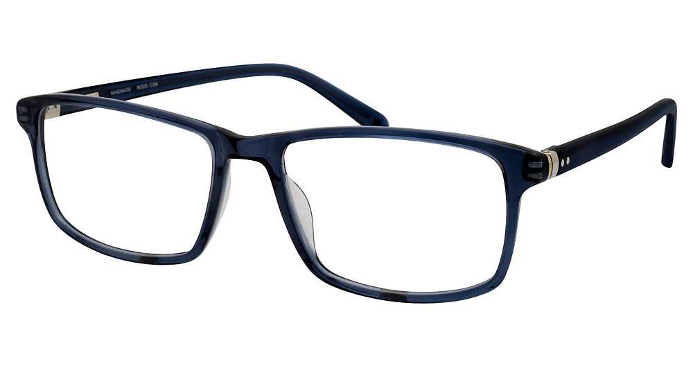 Modo 6529 rectangle eyeglasses in Blue Crystal