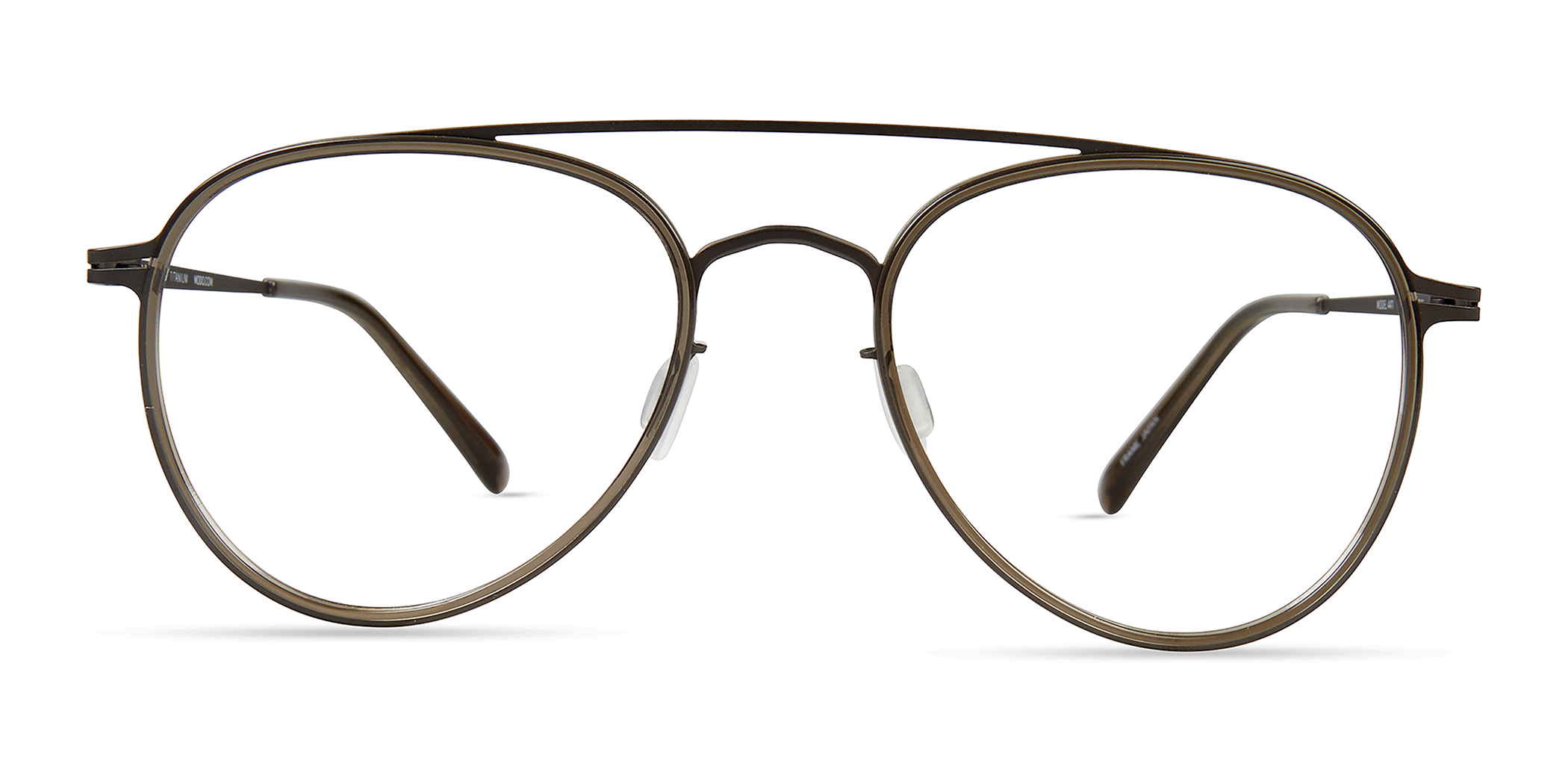 Modo 4411 aviator eyeglasses in Shiny Smoke