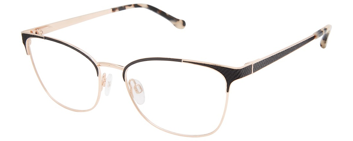 black/ rose gold