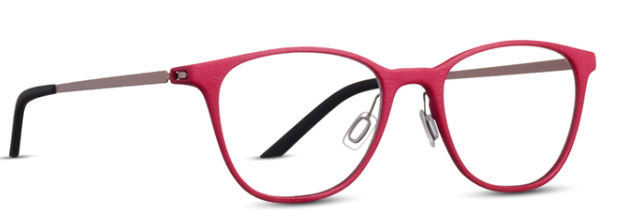 Cerise Red - Pearly Steel Temple