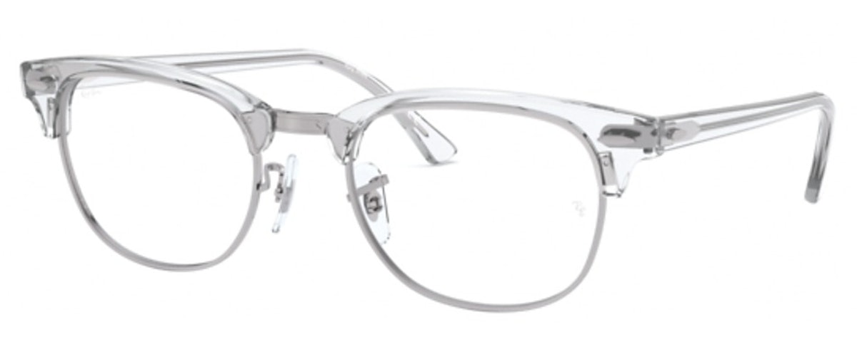 Ray ban clubmaster optics transparent on sale