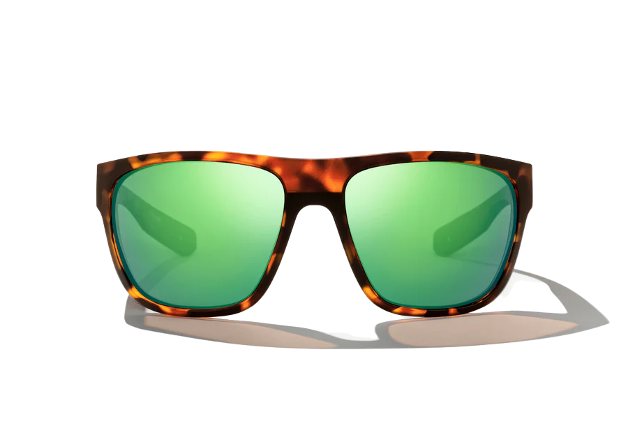 Dark Tort Matte/ Green Mirror 