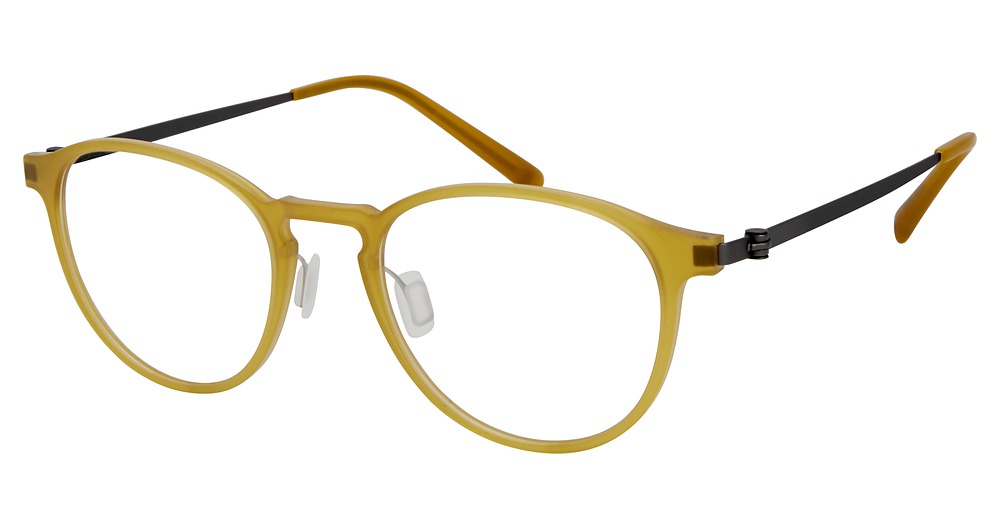 Modo 7013 round eyeglasses in Matte Honey