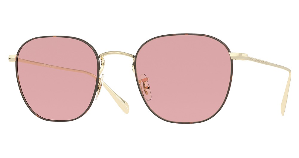 BRUSHED GOLD/TORTOISE / DEMO LENS PINK WASH