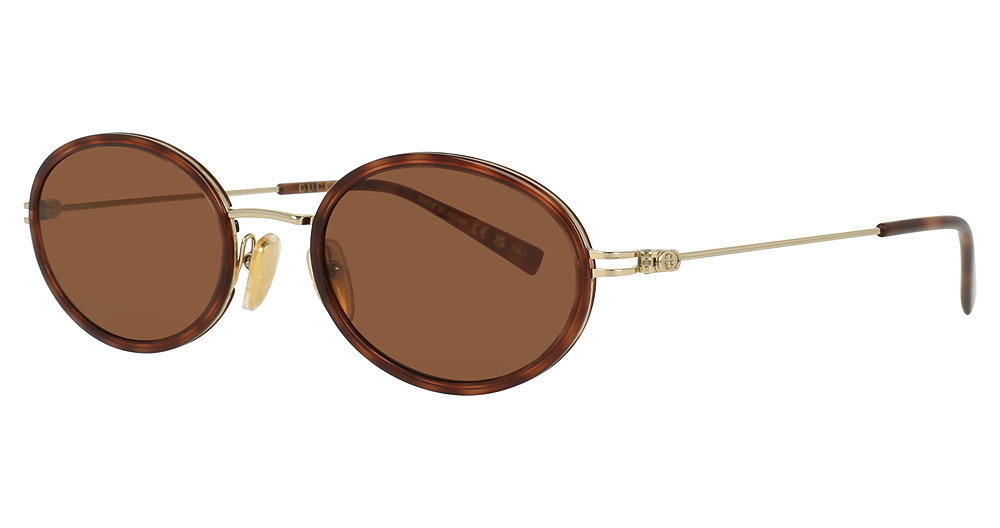 Gucci GG1980S round eyeglasses in Havana