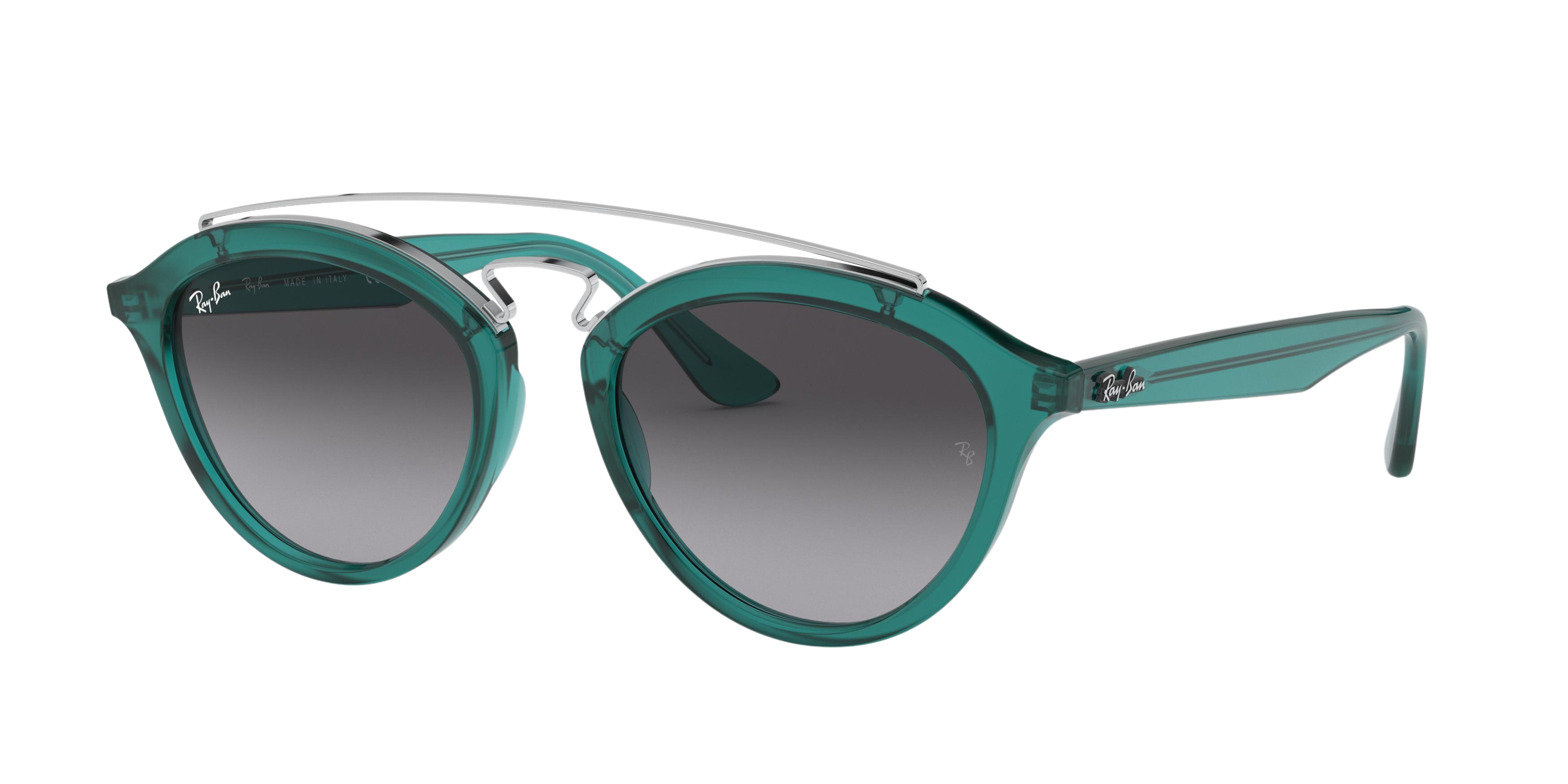Ray-Ban RB4257 round sunglasses in Green