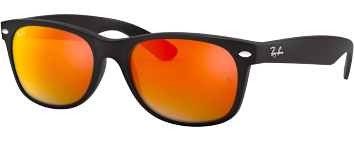 RUBBER BLACK / BROWN MIRROR RED