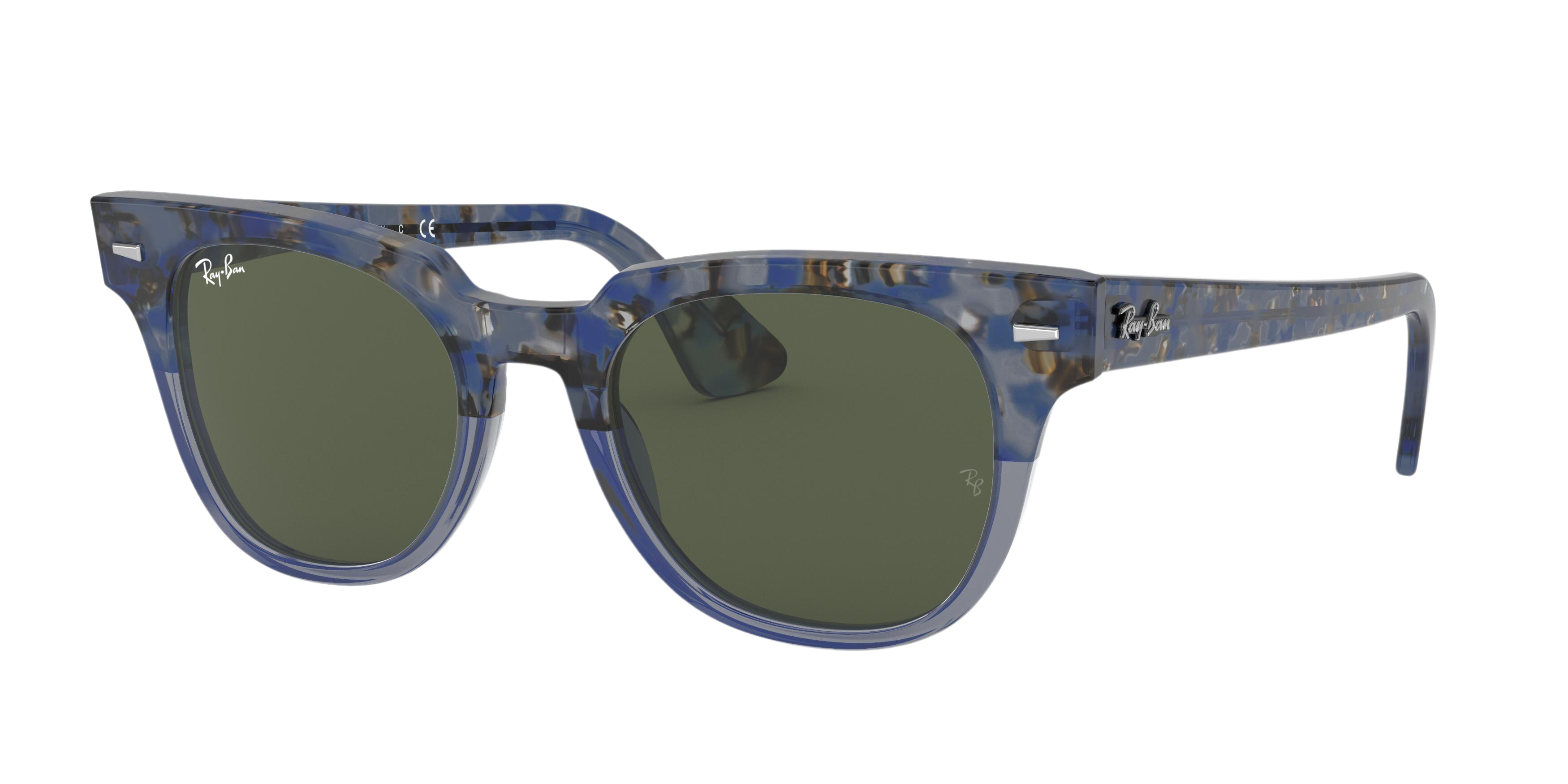Ray-Ban RB2168 square sunglasses in Gradient Havana Blue
