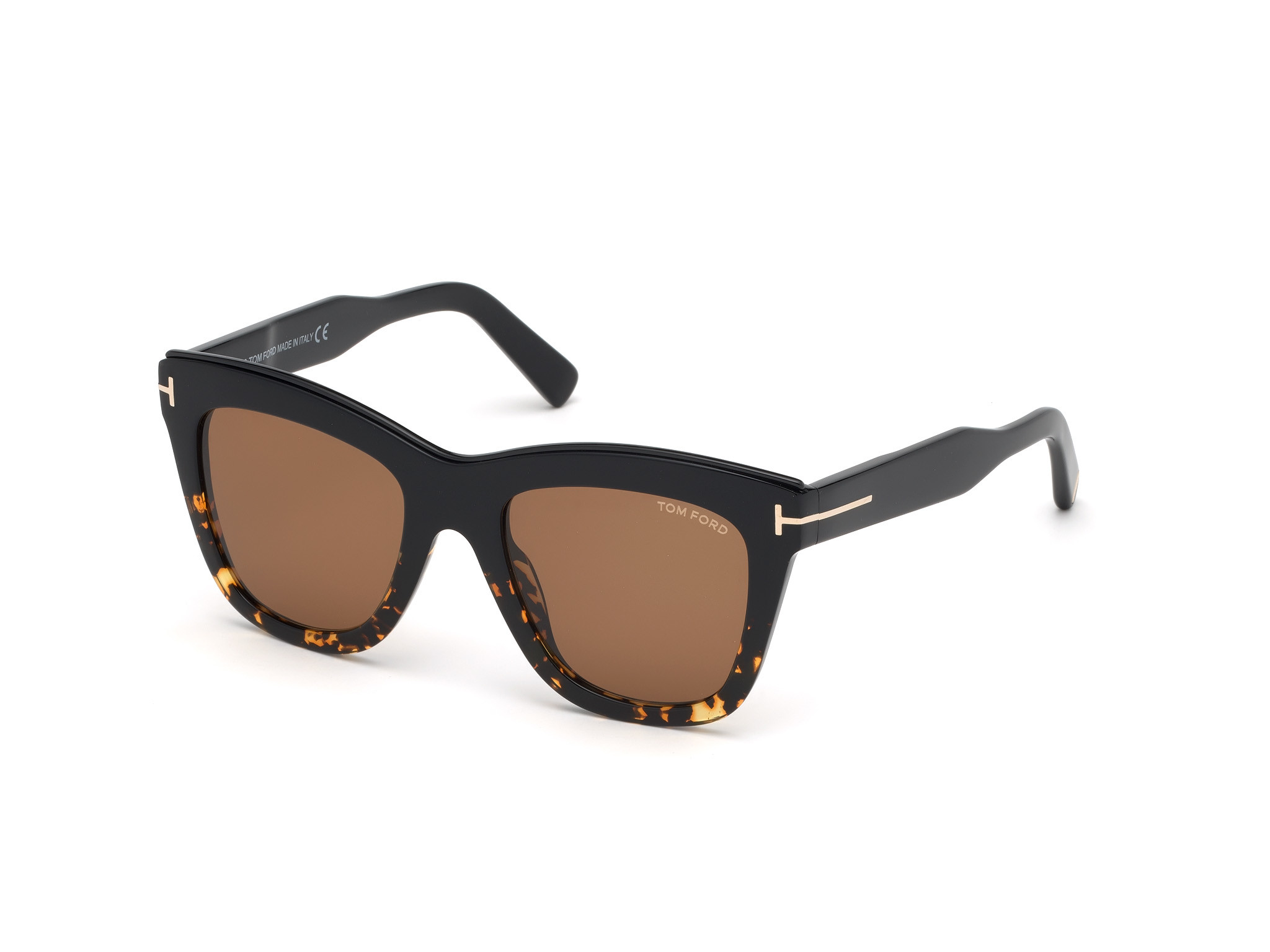 Shiny Black To Dark Havana, Shiny Black/ Brown Lenses