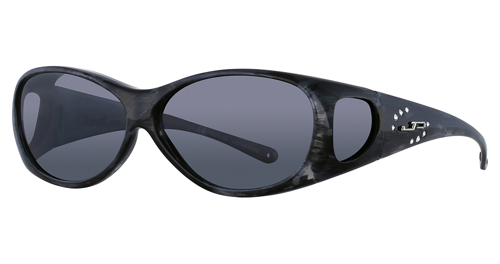 Smoke Marble With Swarovski® Crystals / Grey Lens