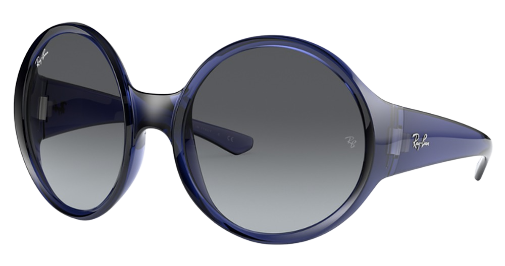 TRANSPARENT BLUE / GREY GRADIENT DARK GREY